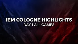 IEM Cologne 2015 Day 1 Quarterfinals Highlights - DIG vs QGR - C9 vs H2K All games