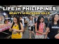Extreme walk at busy afternoon in batasan hills quezon city metro manila philippines 4k 
