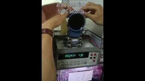 Zero and span calibration though operating control button