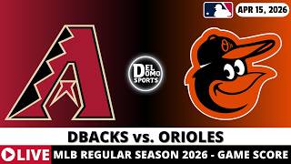 ARIZONA DBACKS VS BALTIMORE ORIOLES ⚾️ MLB Game Score Radio Play-by-Play Dbacks Play By Play