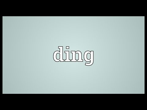 Meaning of Ding by Karisifyoudontmindthat