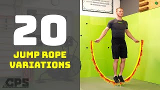 20 JUMP ROPE VARIATIONS  - from basic to triple unders - CPS
