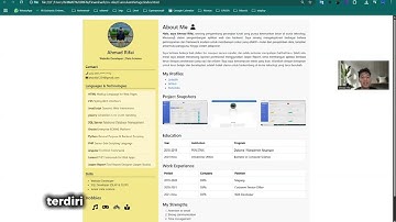 Demo Aplikasi CuriculumVintage CV Berbasi HTML CSS Javascript | Tugas UTS Unsia 2025
