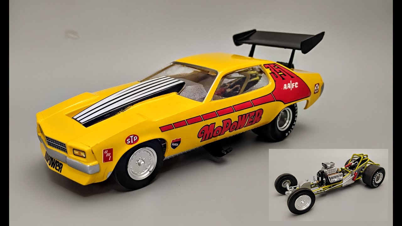 Plymouth Satellite Hemi Funny Car 1/25 Scale Model Kit Build How