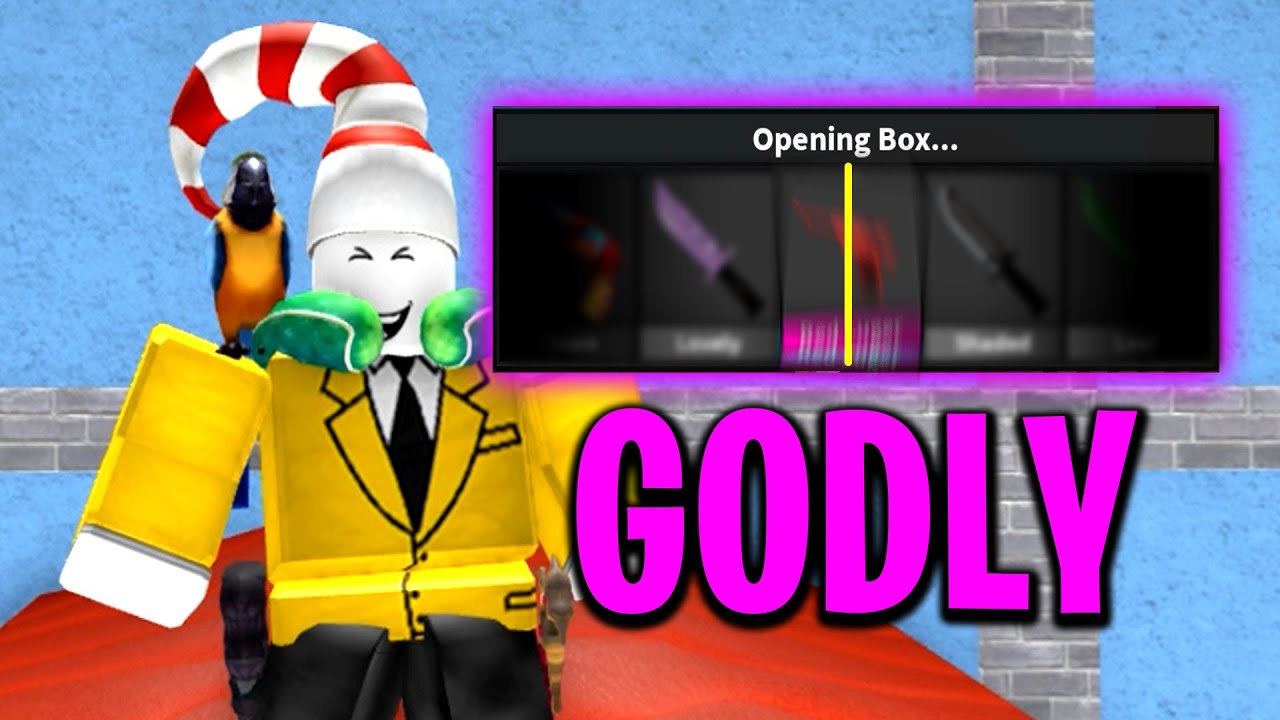 So I spent Robux to unbox a GODLY in MM2...