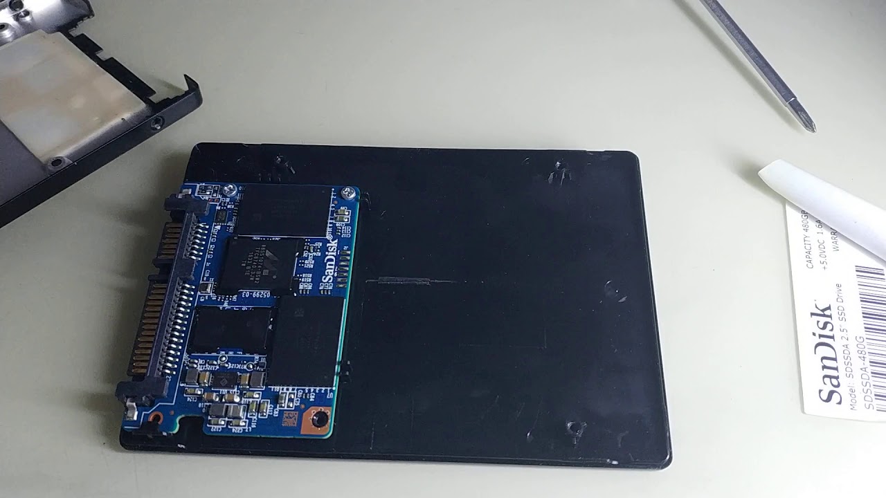 Budget SSD with DRAM Cache: SSD SSD Plus Teardown Disassemble. YouTube