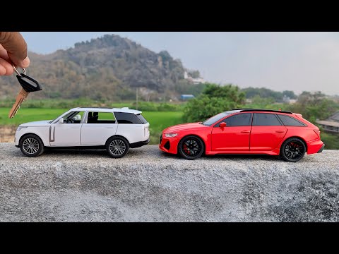 Unboxing of Scale 1:32 Range Rover - White | Scale1:24 Audi RS6 - Red | Miniature | Diecast | DIY |