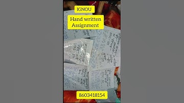 Hand written assignment #ignou available 2024-25 WhatsApp:-8603418154.In English & Hindi
