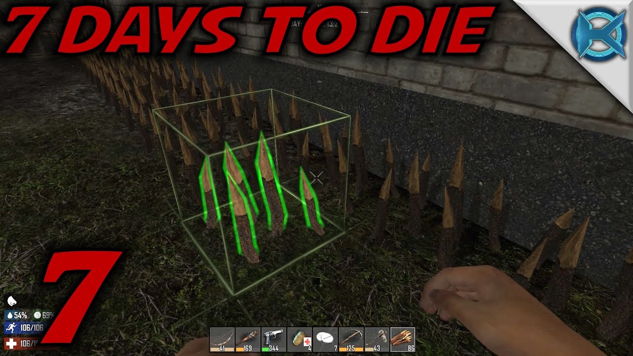 7 Days to Die -Ep. 7- "Small Spikes" -Gameplay / Let's Play- Alpha 13.6 (S13.6)