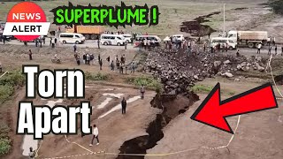 Africa is being SPLIT by a 'Superplume' of hot rock from deep within Earth ! HUGE CRACKS OPENING ! Africa is being SPLIT by a 'Superplume' of hot rock from deep within Earth ! HUGE CRACKS OPENING !