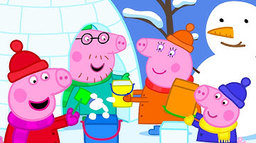 A House for the Snowman! ⛄️ | Peppa Pig Full Episodes