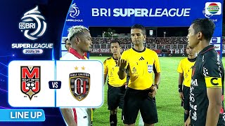 Malut United FC vs Bali United FC | Line Up & Kick Off BRI Super League 2025/26