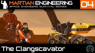 Clangscavator! Just Uses 2 Turret Controllers! | Martian Engineering E4 | SE Survival