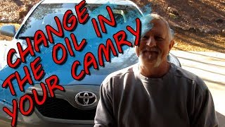 DIY Toyota Camry Oil Change 2007-2009 2.4L