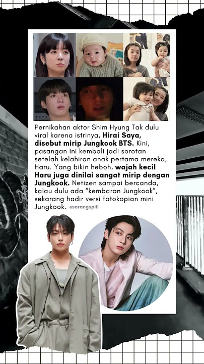 netizen heboh! ibu dan anak ini viral mirip jungkook bts banget #jungkook #bts #kpop #idol #shorts
