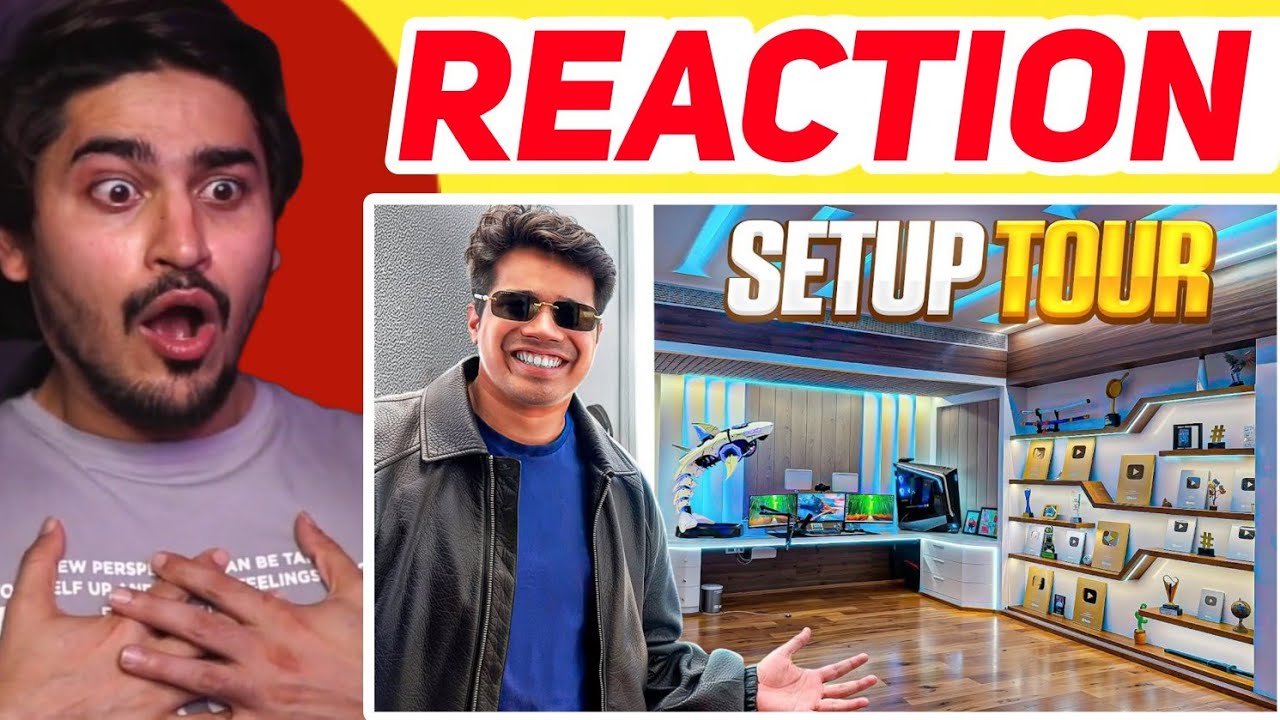 Joker Reaction On GamerFleet's Biggest Gaming Room😱