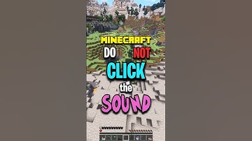MINECRAFT DO NOT CLICK THE SOUND 😭🙏 #minecraft #minecraftshorts #shorts