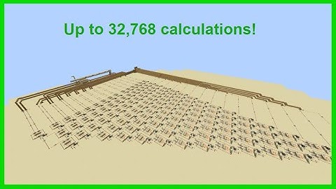 making a binary calculator in minecraft