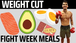 Boxing Weight Cut Meals | Fight Week