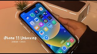 Black iPhone 11 Unboxing + 256GB  || Malaysia (2023)