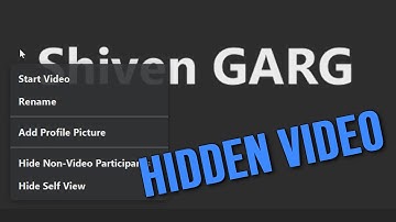 How to HIDE AND UNHIDE Video in Zoom | FIX Can