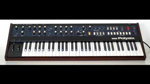 Korg Polysix Drone Experiment One (ambient, soundtrack etc)