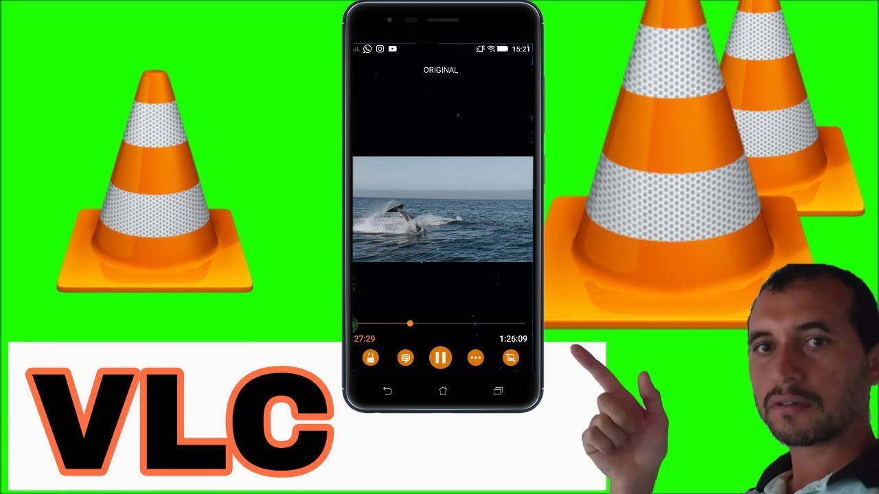 melhor reprodutor de video para Android VLC - YouTube