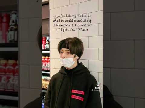 I.N (Stray Kids) and Rosè (Blackpink) if they singed “if it is you” together
