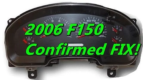 Cómo reparar correctamente el clúster del Ford F-150 04-08