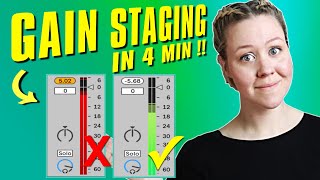 Gain Staging Explained In 4 min!!