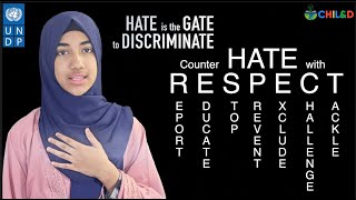 Faatiha Aayat | Hate is the Gate to Discriminate | International Day for Countering Hate Speech