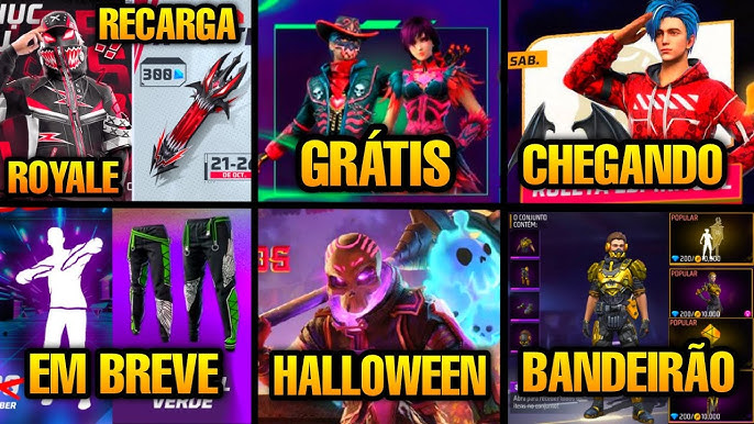 Itens gratuitos da parceria Demon Slayer no free fire! #freefire #gare