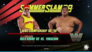 Hulk Hogan vs Yokozuna WWE 2K24 Championship Full Match