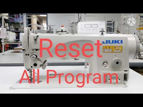 Juki-DLN-9010A-SS-Reset All Programme