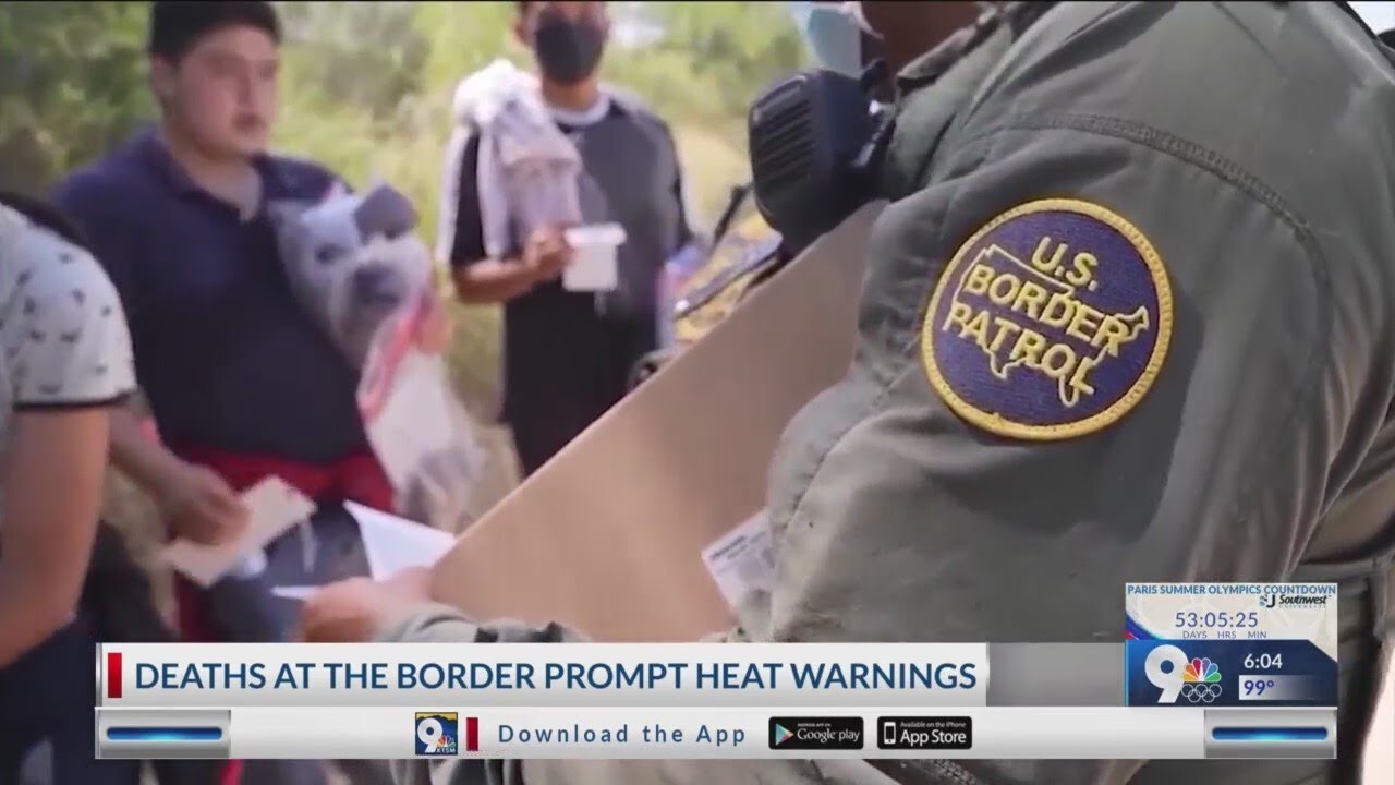 Border Patrol warns migrants of summer dangers when crossing - YouTube