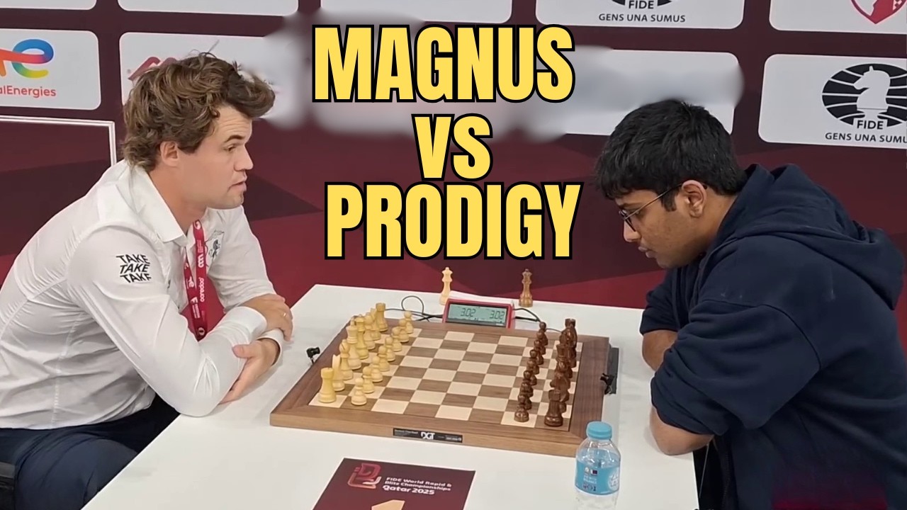 Magnus Carlsen vs Young Indian Talent Pranav Anand
