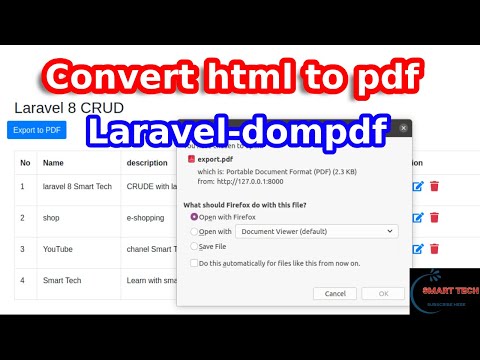 Convert html to