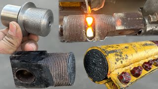 How Diligent Mechanic Repaired 2 Pieces Broken  Truck Balancing Rod With Using Strange Thread piece