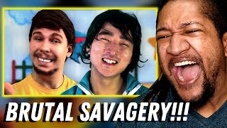 Reaction to Squid Game vs. MrBeast - Rap Battle! - ft. Cam Steady & Mike Choe