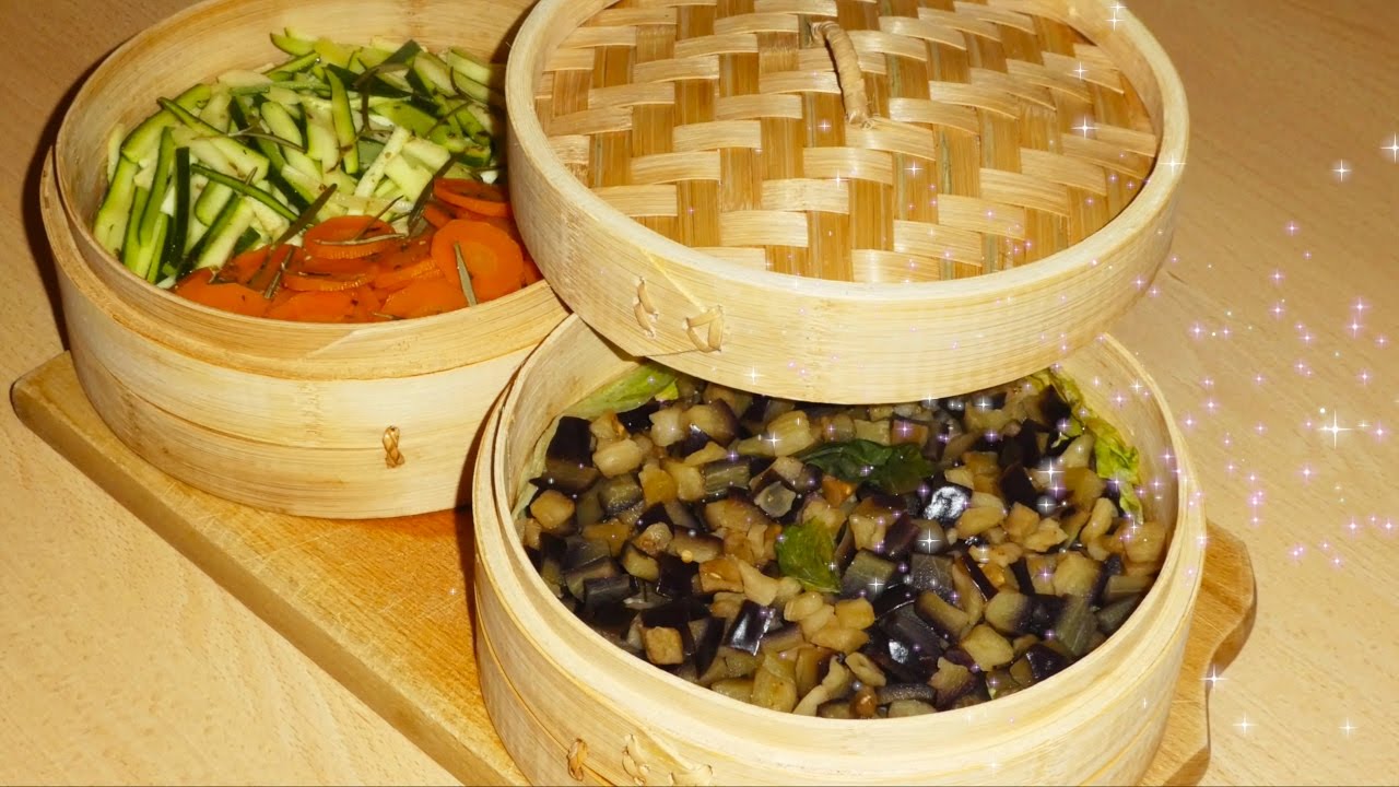 25.5 cm KitchenCraft World of Flavours Cestino in bambù a Due Strati per Cottura al Vapore Beige 