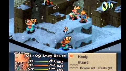 FFT Solo Ramza Challenge - Part 9 Fort Zeakden (Final Fantasy Tactics)