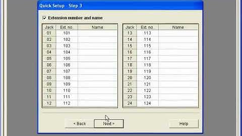Panasonic KX TA824 PBX program console