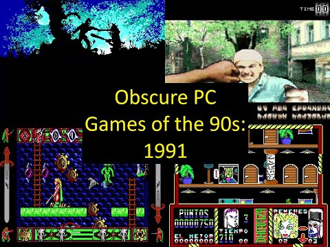 100 Obscure PC/MS-DOS Games of the 1990s (PART 2: 1991)  TURN ON SUBTITLES