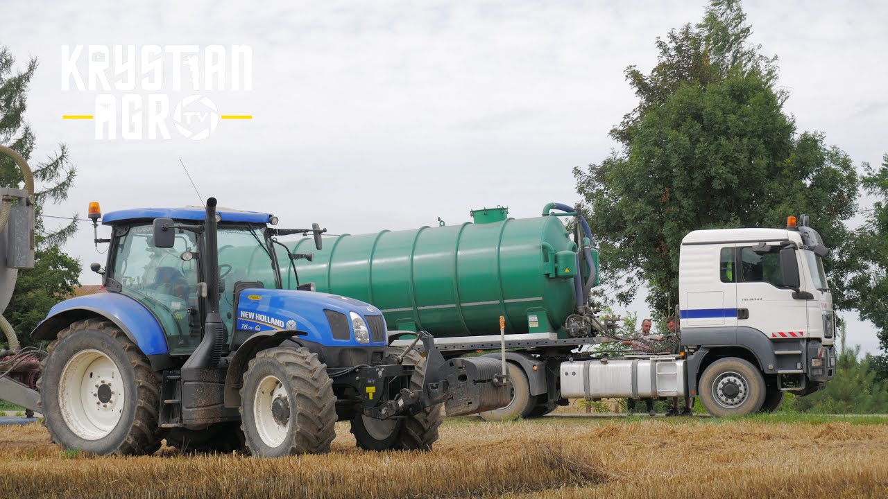 ☆Rozlewanie Pofermentu Smerfem☆Biogazownia☆John Deere☆New Holland☆