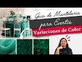 Guia de Manteleria para Eventos: Variaciones de Color