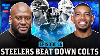 Steelers TAKE DOWN Colts, Jayden Daniels injured, Bengals FALL APART vs. Bears | Deebo &amp; Joe