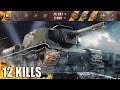 ИСУ-152 ЗВЕРОБОЙ 🌟 12 фрагов 🌟 World of Tanks лучший бой на пт-сау ису-152