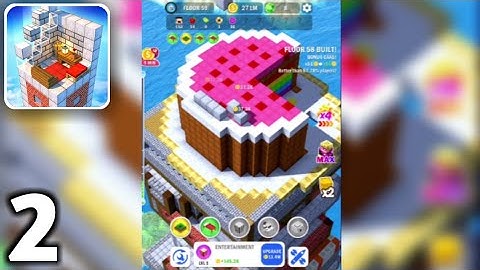 Cake floor | Tower craft - idle block build | ANDROID IOS