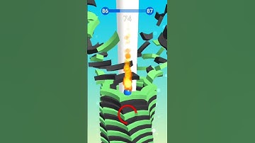 Stack Ball Level 86 Complete #stackball #shorts