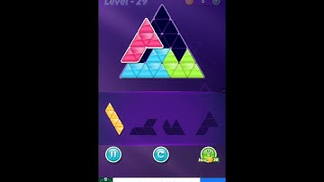 Block Triangle puzzle game